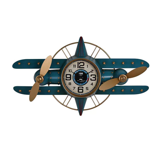 Hometime® Aeroplane Propeller Wall Clock *NEW* - timeframedclocks