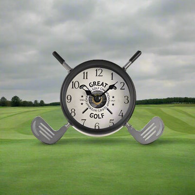 Hometime® Golf Mantel Clock *NEW* - timeframedclocks