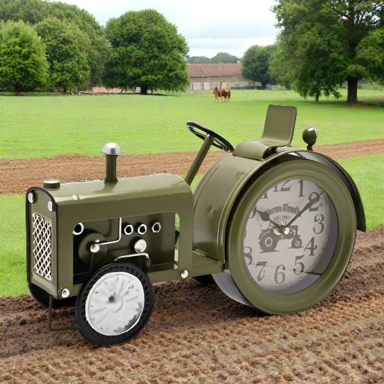 Hometime® Green Tractor Mantel Clock *NEW PRE-ORDER NOV* – timeframed ...