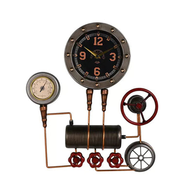 Hometime® Pipes & Values Wall Clock *NEW* - timeframedclocks