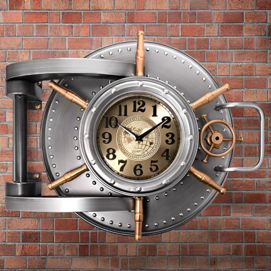 Hometime® Safe Door Wall Clock *NEW* - timeframedclocks