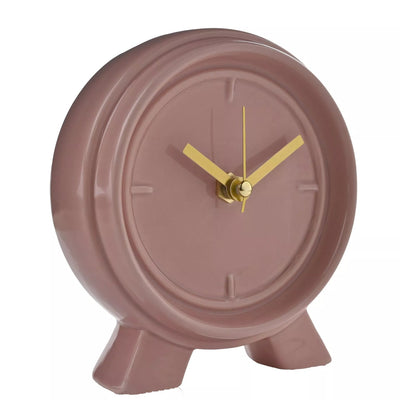 Interval® Ceramic Mantle Clock - Pink Clay *NEW PRE-ORDER DEL LATE JAN* - timeframedclocks