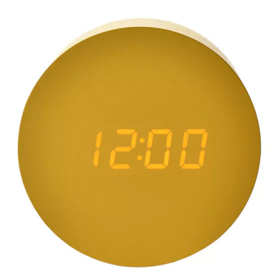 Interval® LED Alarm Clock Yellow *NEW* - timeframedclocks