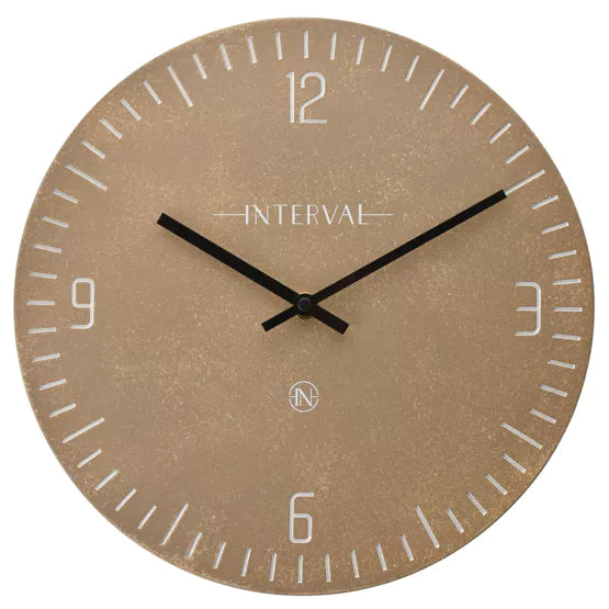 Interval® Resin Wall Clock (30cm) Mushroom *NEW* - timeframedclocks