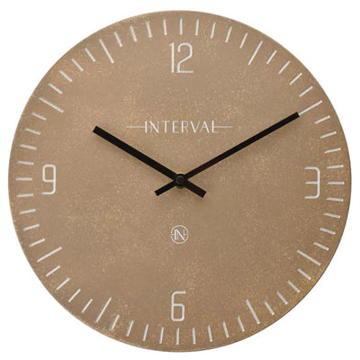 Interval® Resin Wall Clock (30cm) Mushroom *NEW* - timeframedclocks