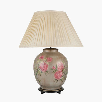 Jenny Worrall 42cm Rhododendron Large Glass Table Lamp Base - timeframedclocks