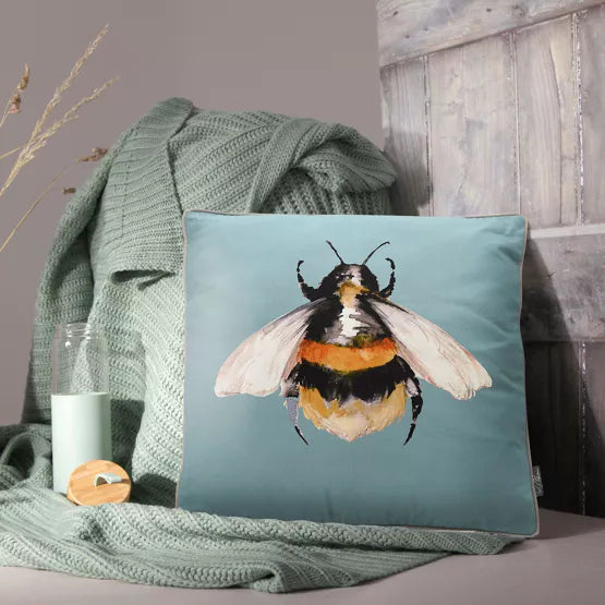 Meg Hawkins. Bee Cushion *NEW* - timeframedclocks