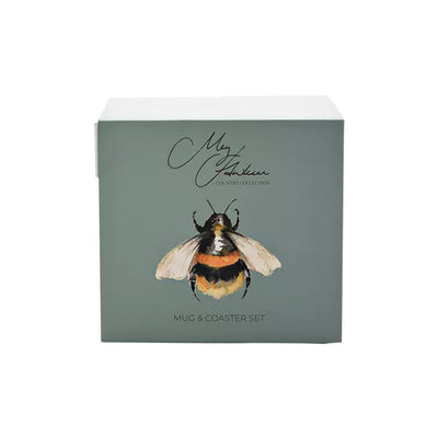 Meg Hawkins. Bee Mug & Coaster Set *AWAITING STOCK* - timeframedclocks