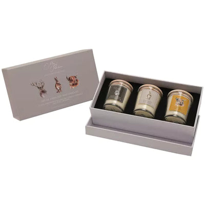 Meg Hawkins. Favourites Set Of 3 Mini Candle Gift Set *NEW* - timeframedclocks