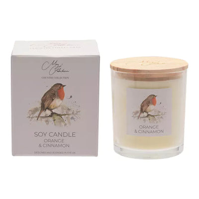 Meg Hawkins. Soy Wax Candle Robin *NEW* - timeframedclocks