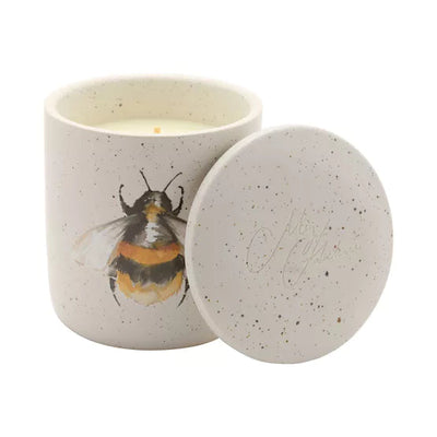 Meg Hawkins. Soy Wax Ceramic Candle Bee *NEW* - timeframedclocks