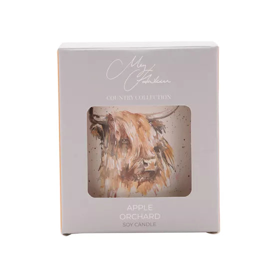 Meg Hawkins. Soy Wax Ceramic Candle Highland Cow *NEW* - timeframedclocks