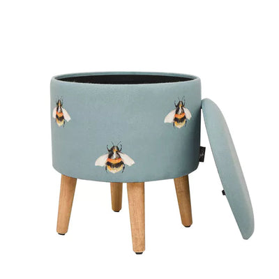 Meg Hawkins. Storage Foot Stool Bee *NEW STOCK DUE* - timeframedclocks