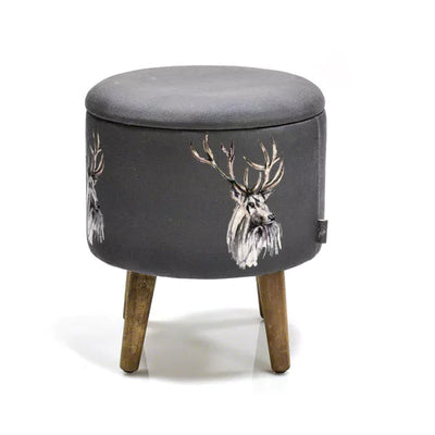 Meg Hawkins. Storage Foot Stool Stag - timeframedclocks