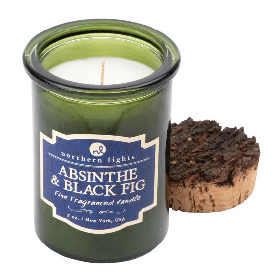 Northern Lights. 5oz Candle Spirit Jar - Absinthe & Black Fig *NEW* - timeframedclocks