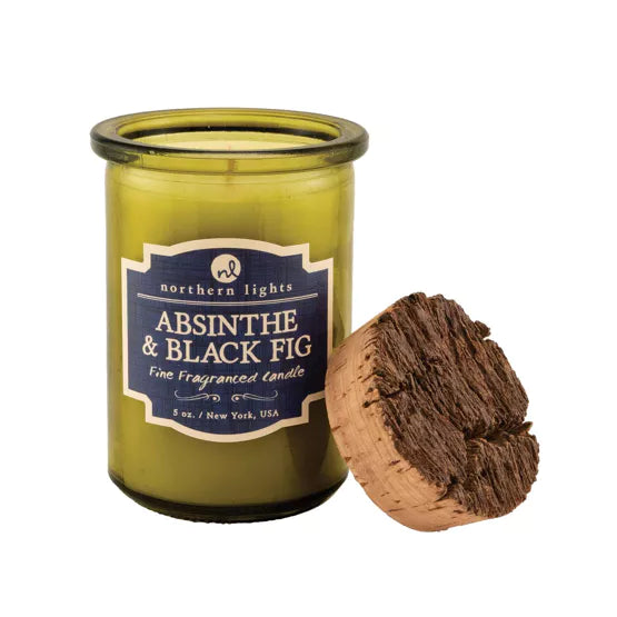 Northern Lights. 5oz Candle Spirit Jar - Absinthe & Black Fig *NEW* - timeframedclocks