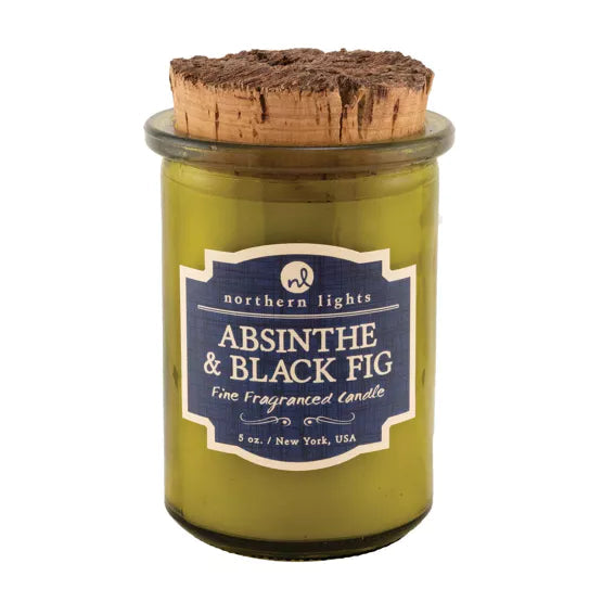 Northern Lights. 5oz Candle Spirit Jar - Absinthe & Black Fig *NEW* - timeframedclocks