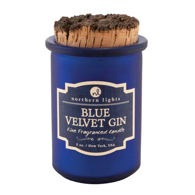 Northern Lights. 5oz Candle Spirit Jar - Blue Velvet Gin *NEW* - timeframedclocks