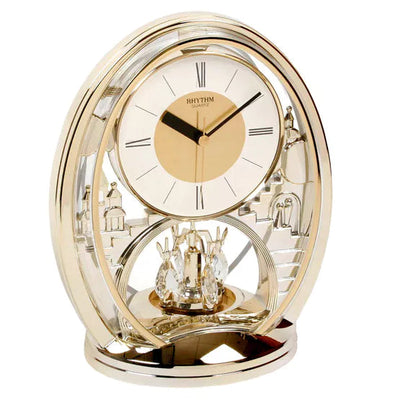 Rhythm Oval Pendulum Mantel Clock *NEW* - timeframedclocks