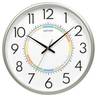 Rhythm Wall Clock White *NEW* - timeframedclocks