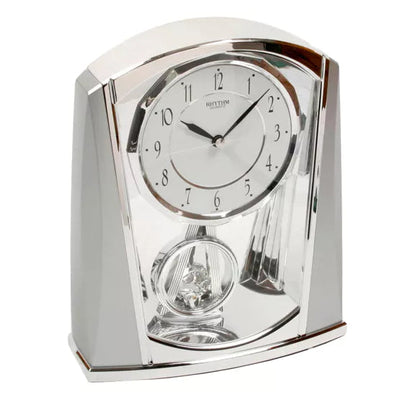 Rhythm Wedge Pendulum Mantel Clock *NEW* - timeframedclocks
