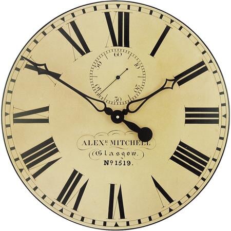 Roger Lascelles London. Glasgow Railway Station Wall Clock Large - timeframedclocks