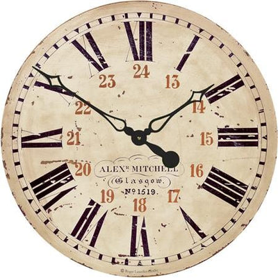 Roger Lascelles London. Scottish Caledonian Railway Wall Clock - timeframedclocks