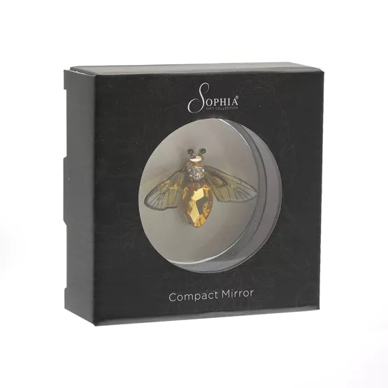 Sophia® Bee Compact Mirror *NEW* - timeframedclocks