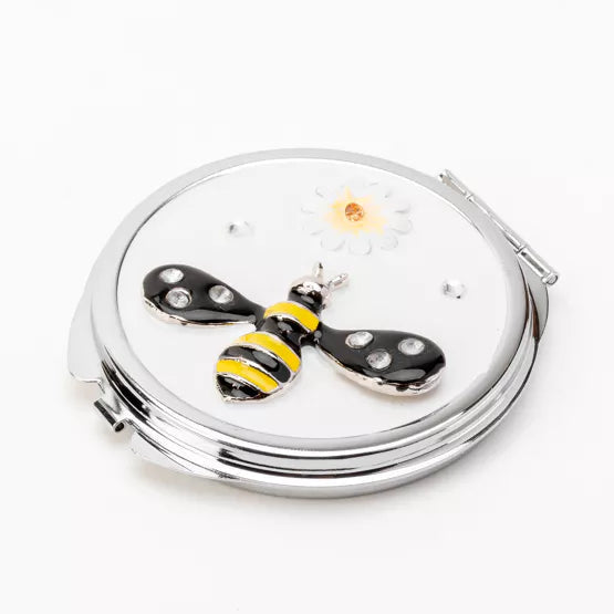 Sophia® Bumblebee Compact Mirror *NEW* - timeframedclocks