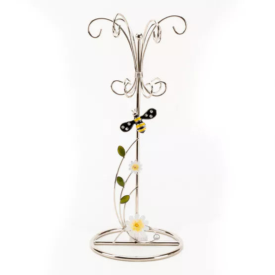 Sophia® Classic Glass & Wire Bumblebee Jewellery Holder *NEW* - timeframedclocks