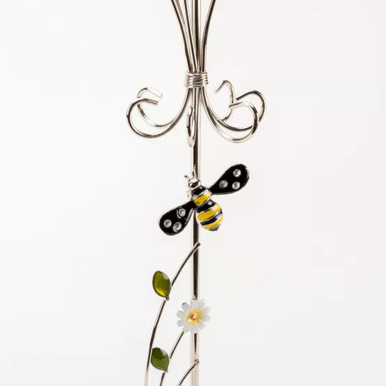 Sophia® Classic Glass & Wire Bumblebee Jewellery Holder *NEW* - timeframedclocks