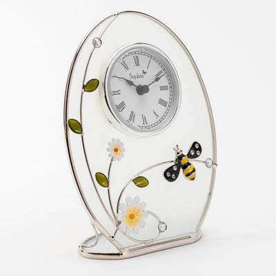 Sophia® Classic Glass & Wire Bumblebee Mantel Clock *NEW* - timeframedclocks
