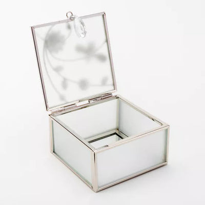 Sophia® Classic Glass & Wire Bumblebee Square Trinket Box *NEW* - timeframedclocks