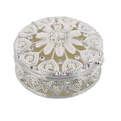 Sophia® Pearl Flower Trinket Box *NEW* - timeframedclocks