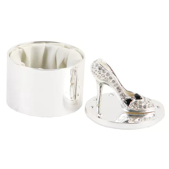 Sophia® Silver Plated Shoe Trinket Box *NEW* - timeframedclocks