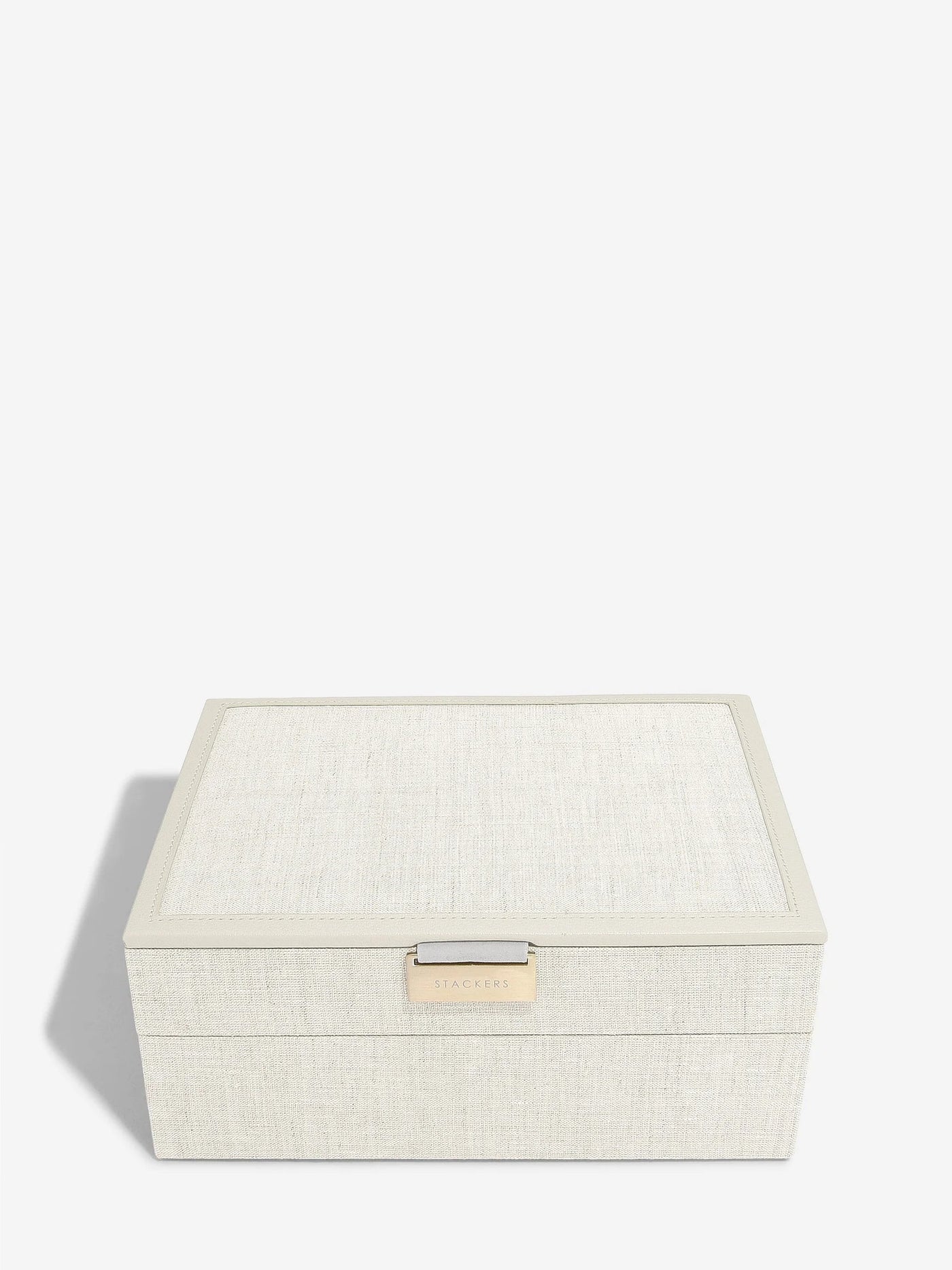 Stackers. Oatmeal & Linen Classic Jewellery Box Set of 2 *NEW* - timeframedclocks