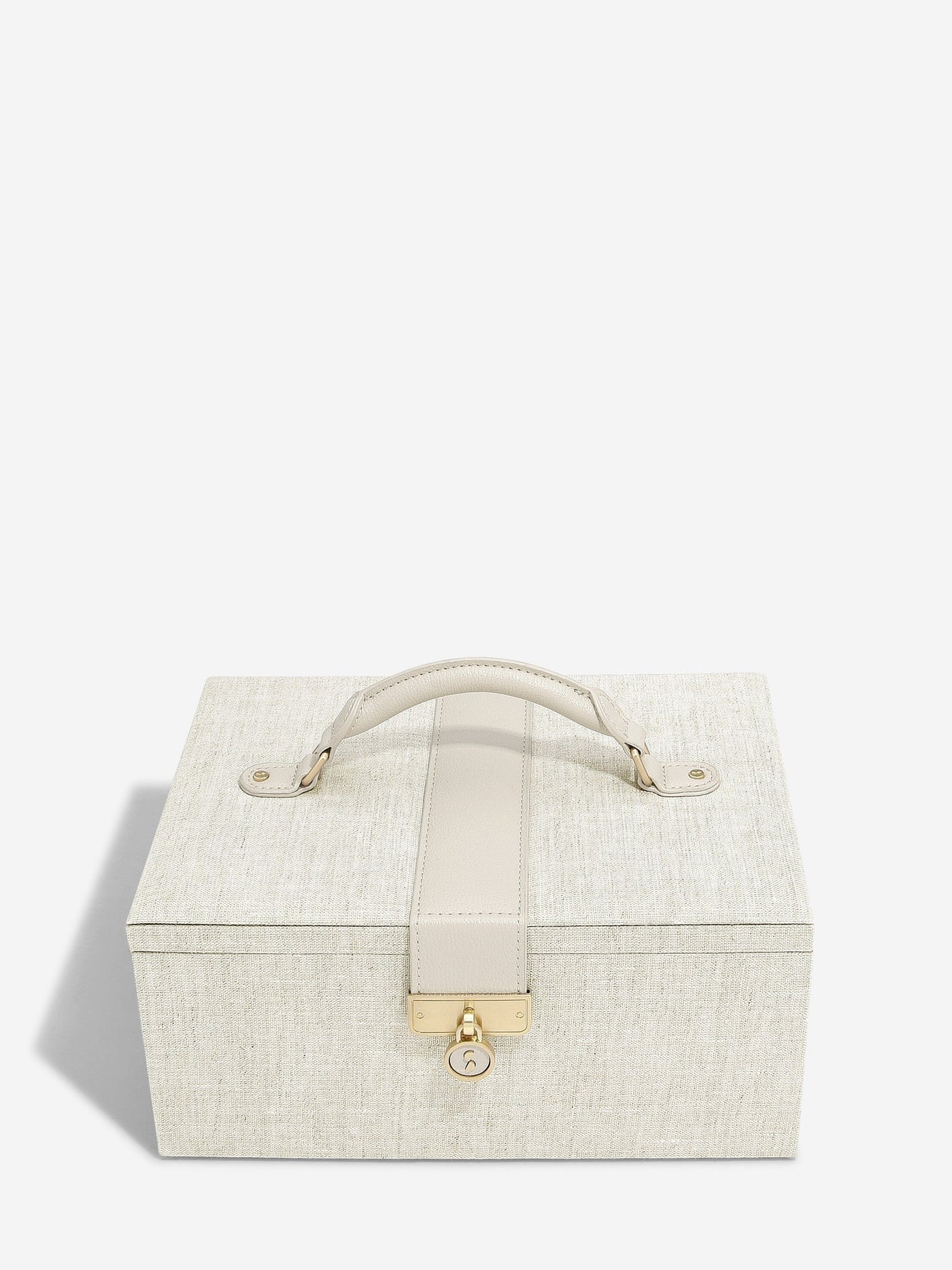 Stackers. Oatmeal & Linen Luxury Classic Jewellery Box *NEW* - timeframedclocks