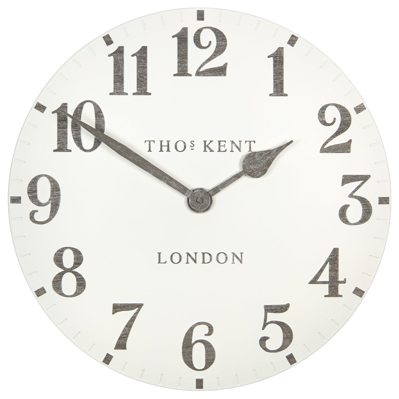 Thomas Kent London. Arabic Wall Clock 20" (51cm) Limestone - timeframedclocks