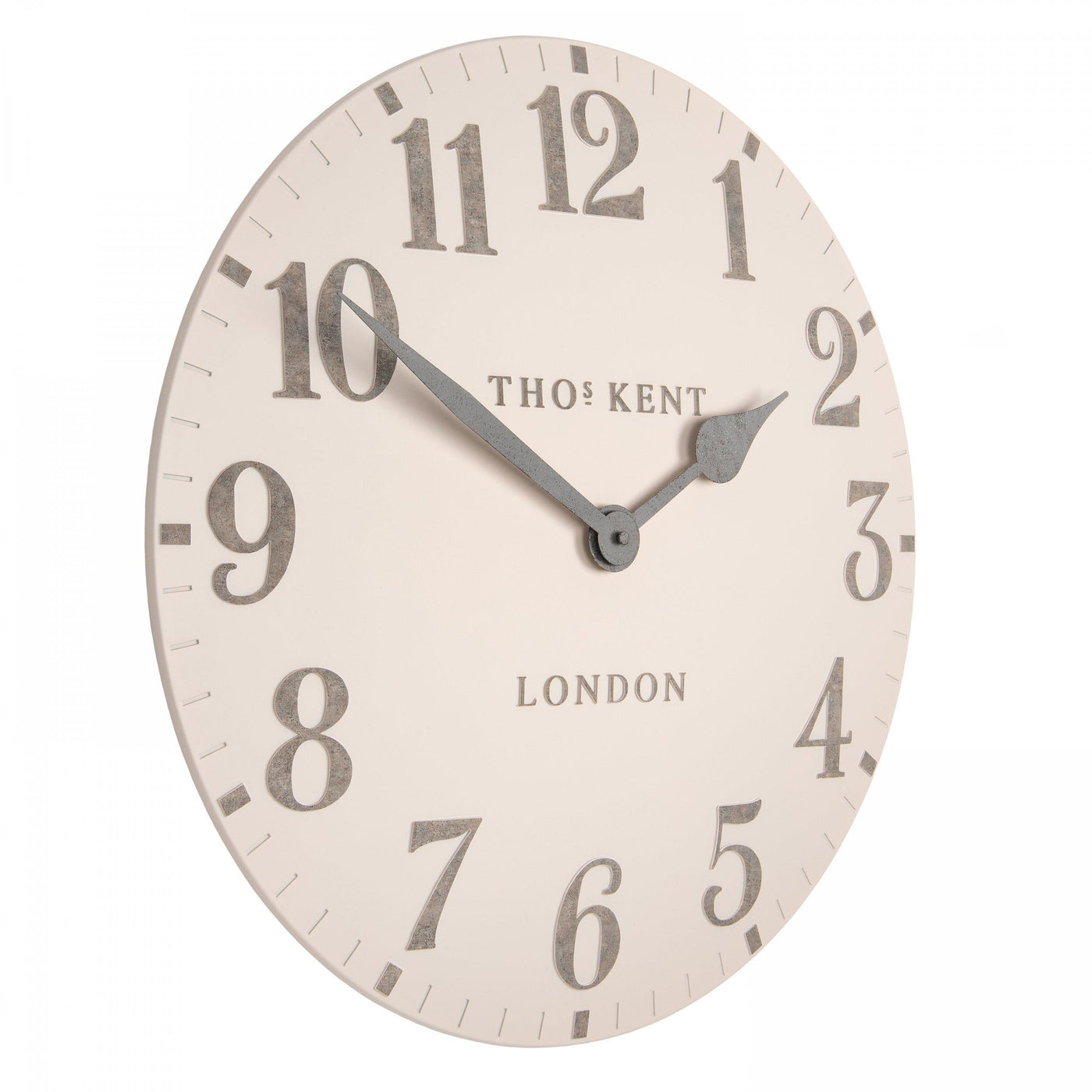 Thomas Kent London. Arabic Wall Clock 20" (51cm) Shy Pink *NEW* - timeframedclocks