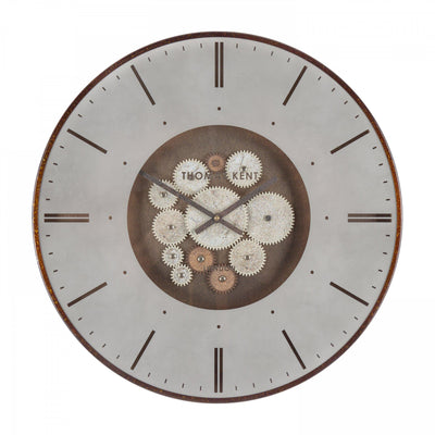 Thomas Kent London. Clocksmith Cog Wall Clock 21" (53cm) Bronze *NEW* - timeframedclocks