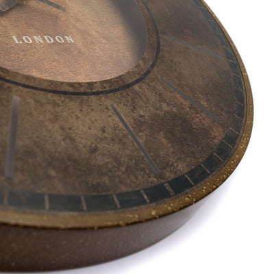 Thomas Kent London. Florentine Wall Clock 21" (53cm) Leather *NEW* - timeframedclocks