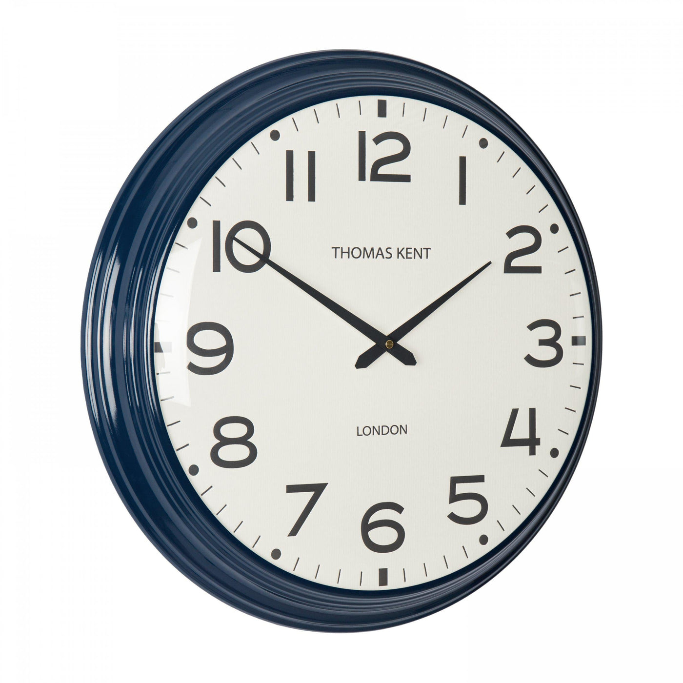 Thomas Kent London. Haymarket Wall Clock 20" (51cm) Denim *NEW* - timeframedclocks