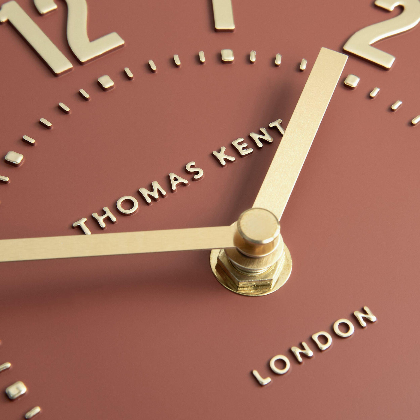 Thomas Kent London. Mulberry Mantel Clock 6" (15cm) Auburn *NEW* - timeframedclocks
