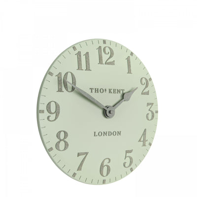 Thomas Kent London. Mulberry Wall Clock 12" (31cm) Pearl Green *NEW* - timeframedclocks