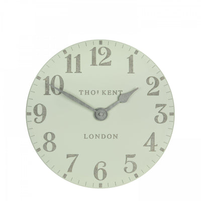 Thomas Kent London. Mulberry Wall Clock 12" (31cm) Pearl Green *NEW*