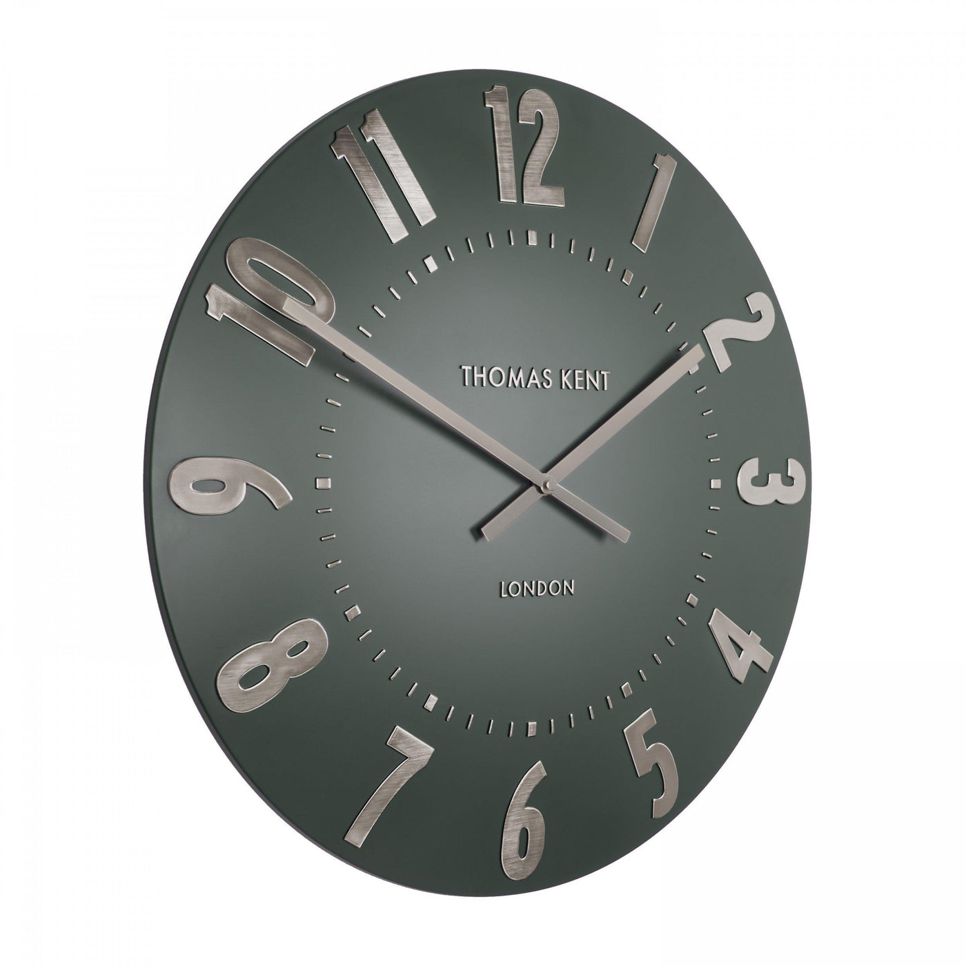 Thomas Kent London. Mulberry Wall Clock 20" (51cm) Olive Green *NEW* - timeframedclocks