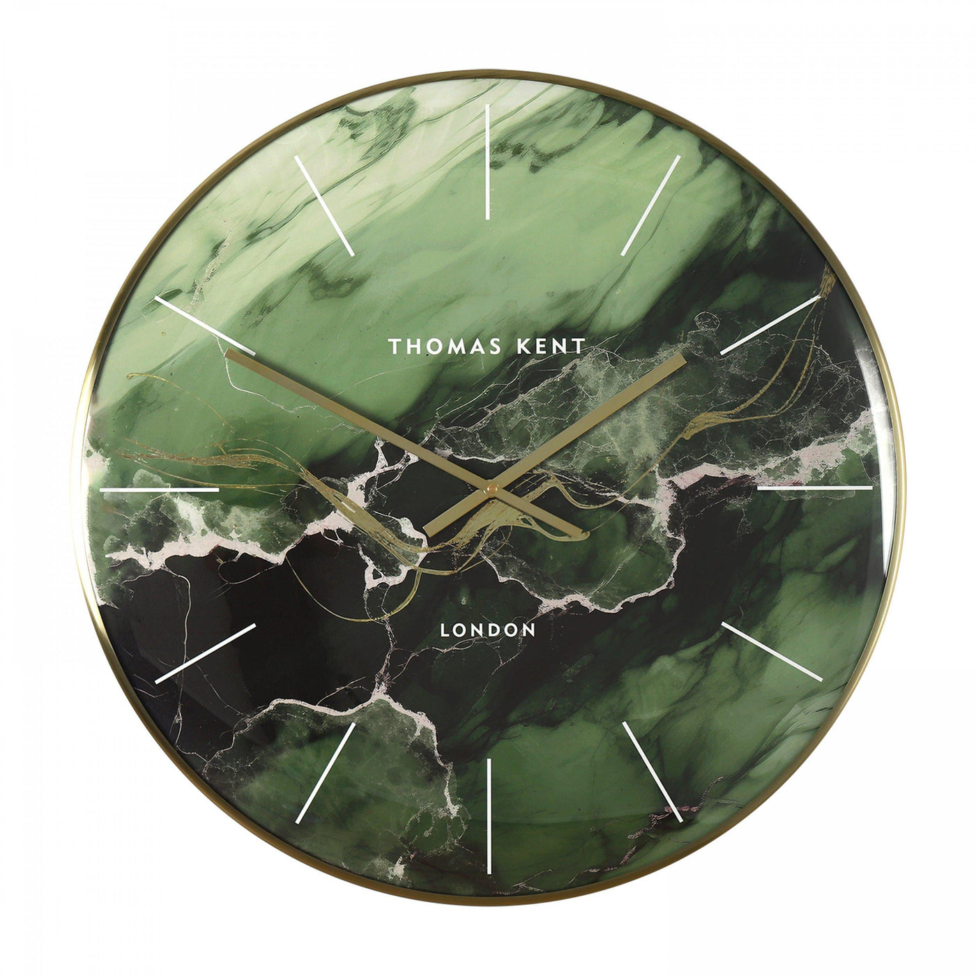 Thomas Kent London. Oyster Wall Clock Emerald 26" *NEW* - timeframedclocks