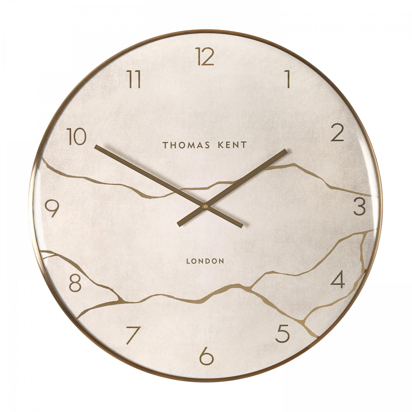 Thomas Kent London. Oyster Wall Clock Stone 26" *NEW* - timeframedclocks