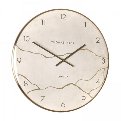 Thomas Kent London. Oyster Wall Clock Stone 26" *NEW* - timeframedclocks