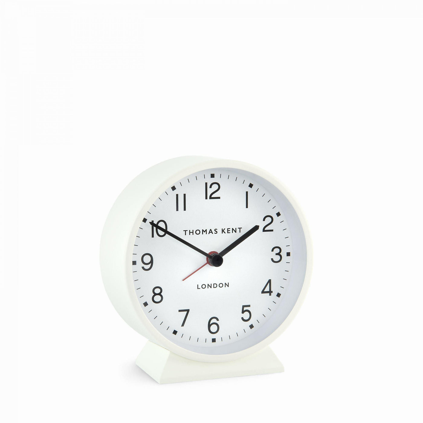 Thomas Kent London. Puffin Alarm Clock Snowberry White *NEW* - timeframedclocks